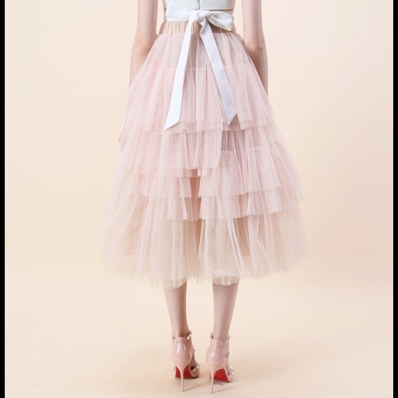 NWT ChicWish Love Me More Tulle Skirt XS/S - Picture 2 of 8